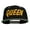 Black Silver, variant on Queen Embroidered Two Tone Snapback Cap - Royal Orange OSFM