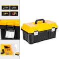thumbnail image 3 of 1 Uds Caja de Herramientas de Reparación con Portátil con Organizador de Asas Servicio Multifunción de Plástico Caja de Almacenamiento Industria B Sunnimix Caja de herramientas portátil, 3 of 8