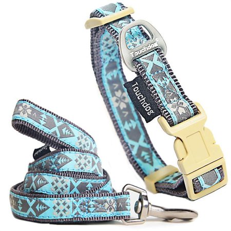 UPC: 0810010817129 | Touchdog  Shape Patterned  Tough Stitched Embroidered Collar and Leash