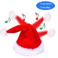 thumbnail image 2 of Merry Christmas Singing Dancing Moving Santa Hat Funny Hat Xmas Gift For Child, 2 of 5