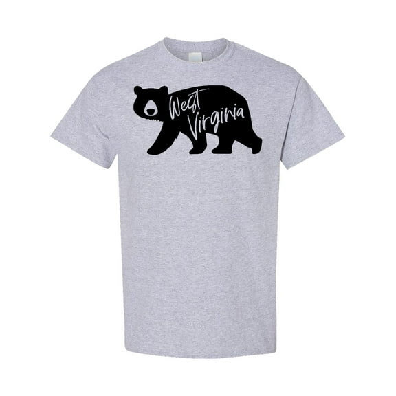 Inktastic West Virginia Black Bear Silhouette T-Shirt