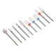thumbnail image 5 of Broca para manicura Nail Art elimina la piel muerta juego de 10 brocas para uñas para salón de uñas ANGGREK Otros, 5 of 8