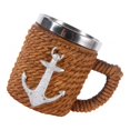 thumbnail image 4 of Artículos de Vasos de resina Cabezas de Taza para beber Marron Gloria Taza de resina Taza de agua de café, 4 of 6
