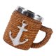 thumbnail image 4 of Taza de con de , taza coleccionable para de Halloween, para decoración para hogar Marron oscuro Soledad Taza de resina Taza de agua de café, 4 of 6