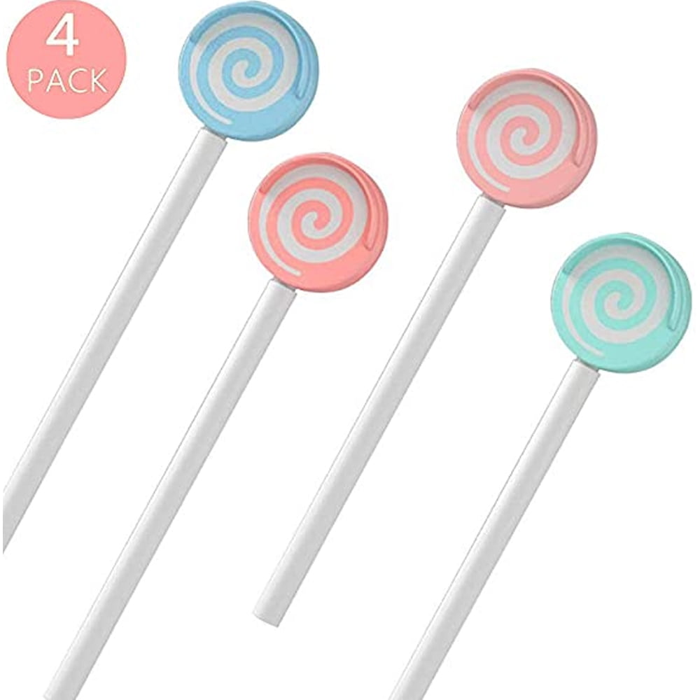 EASTIN 4 Pieces Popcorn Tongue Cleaner for New Lollipop Baby Oral