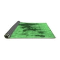 thumbnail image 2 of Ahgly Company Indoor Square Oriental Emerald Green Industrial Area Rugs, 6' Square, 2 of 4