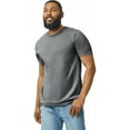 thumbnail image 4 of Gildan Men's Softstyle Crew T-Shirt, 50/50 polyester/cotton, Modern Classic fit Tee, Graphite Heather 2XL, 4 of 4