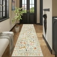 thumbnail image 5 of DUKINO 2x10 Rug for Hallway, Washable Kitchen Runner Rug with Non Slip Backing, Soft Low Pile Vintage Animal Runner for Bedroom, Kitchen, Hallway, Entryway, Laundry, Beige, 5 of 8