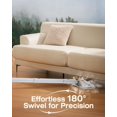 thumbnail image 4 of 10-in-1 Steam Mop with Detachable Handheld Steamer 350ml Tank Rapid Heat-Up High-Temperature Steam Cleaner Multi-Level Steam Control Swivel Head for Floors Carpets Tiles Grills Multi-Surface, 4 of 9