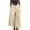 Beige, variant on yunLCZ Women's Wide Leg Pants Women's Baggy Jeans Flare Wide Leg Denim Pants Elastic Waist Button Pleated Culotte Jeans Business Work Casual Pants