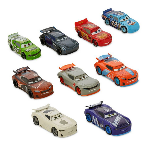 Disney Cars Figures, Cars & Trucks, 9 Count