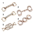 thumbnail image 4 of 1Pc Metal Shoe Chain New Fashion Alloy Shoes Buckles DIY Shoes Bag Belt Buckle Decoration Garment Hardware Clothing Accessories A-4, 4 of 6