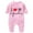 #02 Pink, variant on Busydd Unisex Baby Girl Clothes Cute Round Neck Long Sleeve Baby Boy Romper Comfy Summer Cotton Toddler Infant Girl Clothes 3 Months