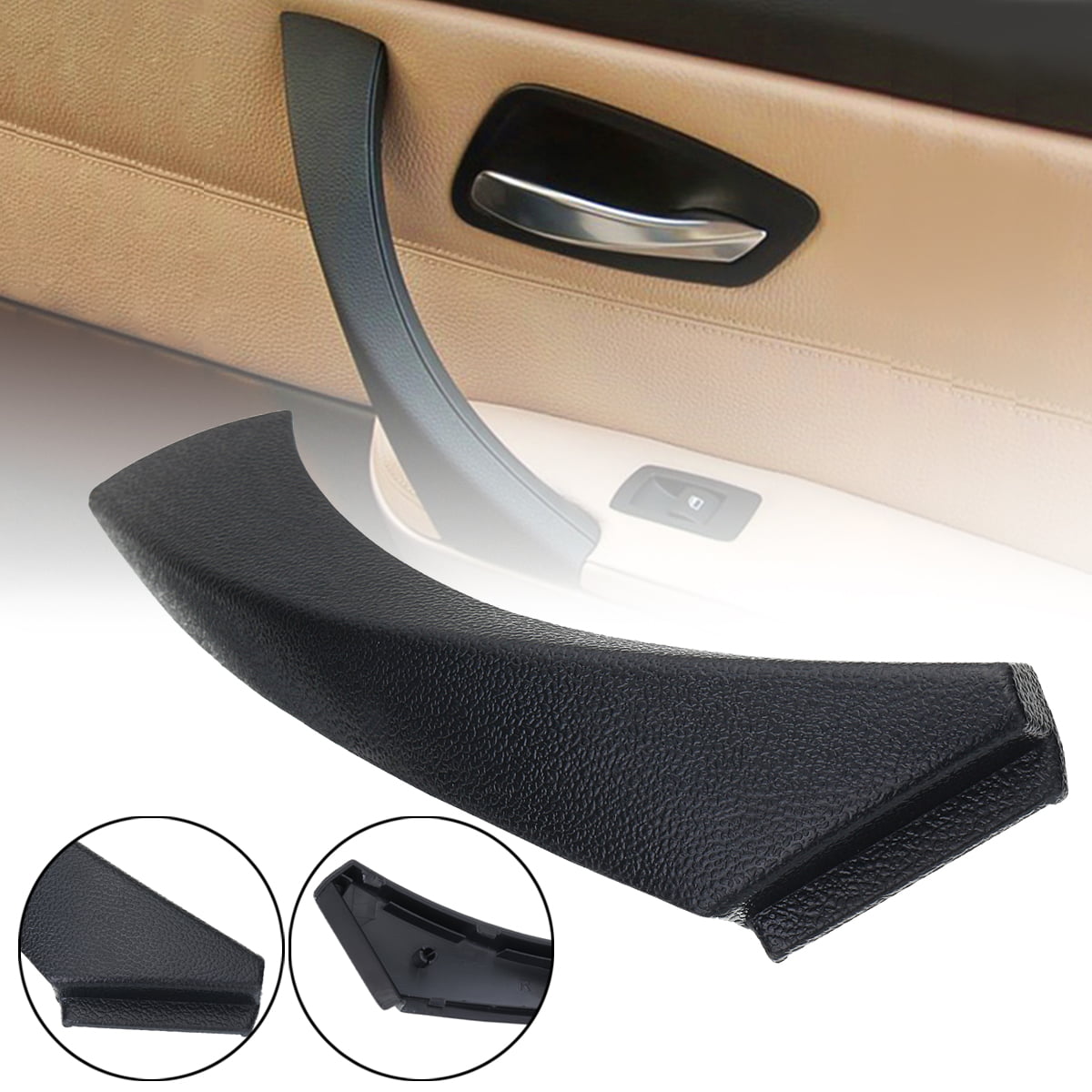 MOTOKU Right Inner Door Panel Handle Outer Trim Cover for E90 3-Series 51419150336 