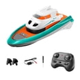 thumbnail image 3 of Esquirla 1/32 Mini Bateau RC Corps Entier Imperméable Double Moteur pour Enfants Piscines Orange, 3 of 8