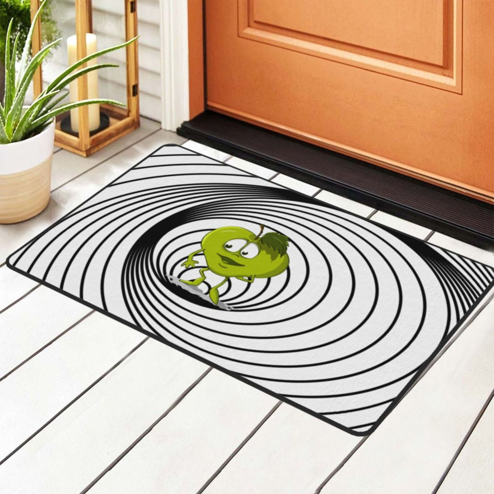 ZICANCN Dog Paw Print Area Rugs Doormat , Facecloth Non-Slip Floor Mat Rug  for Living Room Kitchen Sink Area Indoor Outdoor Entrance 72x48 