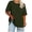 Army Green, variant on Plus Size T-Shirts for Women Round Neck Short Sleeve Basic Casual Comfy Spring Summer Loose Fit Solid Color Tops, Army Green 4XL
