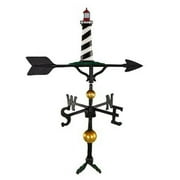 Montague Metal Products 300 Series Deluxe Cape Cod Lighthouse Weathervane - Natural Color - 32 in.