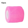 thumbnail image 2 of 10 vendajes elásticos autoadhesivos para manos, piernas, dedos, gasa para el cuidado de la salud (rosa, 5 cm x 4,5 m, 2,0 x 177,2 pulgadas), 2 of 12