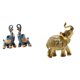 thumbnail image 1 of Figura De Elefante De Resina Moderna, Escultura Decorativa, Adorno Artístico, Estatua Coleccionable Para Escritorio, Dormitorio, Escritorio, Hogar, Oficina, Regalos., 1 of 8