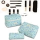 thumbnail image 4 of Pisexur Belleza Maquillaje Bolsa de cosméticos portátil acolchada de gran capacidad, bolsa de almacenamiento floral acolchada, bolsa de almacenamiento para artículos de tocpara mujeres y hombres, 4 of 5
