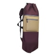 thumbnail image 3 of QSTDGVPW Skateboard Backpack Drawstring Closure Pad Storage Bag Waterproof Longboard Case Brown, 3 of 9