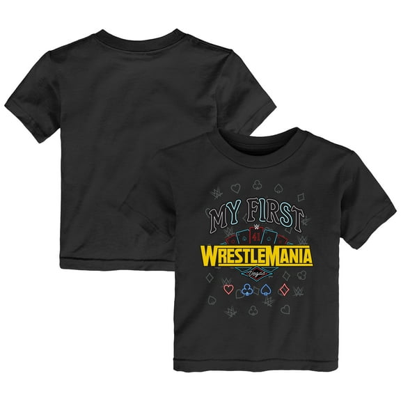 Toddler Black WrestleMania 41 My First WrestleMania T-Shirt