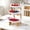 #028-White, variant on Cheapark 3 Tier Fruit Bowl Tiered Fruit Serving Tray for Kitchen Dining Table Countertop Stable Base Snack Storage Organizer Gift