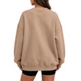 thumbnail image 3 of Garbnen Women's Crew Neck Sweatshirts Oversized Long Sleeve Shirt Women Casual Fall Winter Soft Fashion Pullover for Women S, 3 of 5