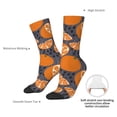 thumbnail image 4 of Hirioo Various Oranges Pattern Adult Middle Tube Socks Breathable Sock Non-Pilling,Contrasting Color Design, 4 of 6