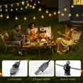 thumbnail image 7 of Outdoor String Lights - Waterproof Globe Patio Lights 30 Ft with 30 G40 Shatterproof LED Bulbs, Connectable Commercial Hanging Light for Backyard, Bistro, Porch, Cafe, Deck, Garden, 7 of 7