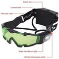 thumbnail image 4 of Night vision Goggles for Kids, Adjustable Elastic Band Glasses with LED Light Beams, Spy Gear with Flip-Out Lights Green Lens, Spy Role Play, Gifts for Kids, 4 of 9