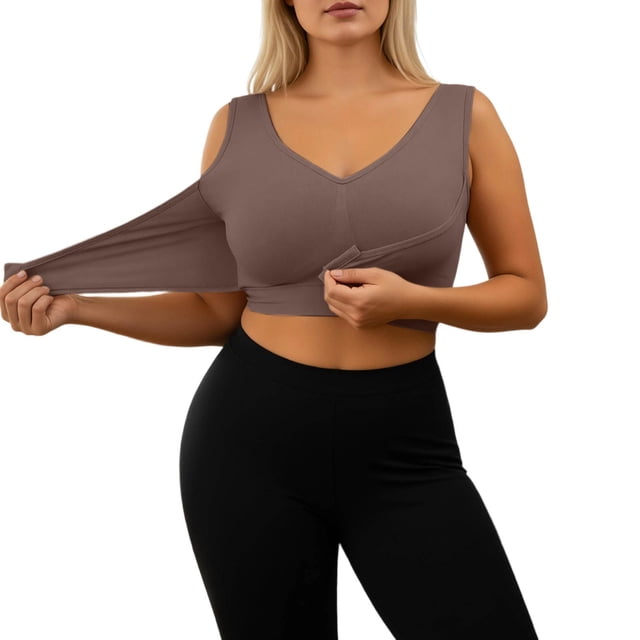 Wireless Front Closure Seamless Full Coverage supporting Everyday Comfort Plus Size T Shirt Bra for Daily Wear