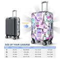 thumbnail image 2 of Travel Luggage Cover Protector - Eiffel Tower and Hearts Anti-Scratch Suitcase Covers Fits 18-32 Inch Luggage, 2 of 5