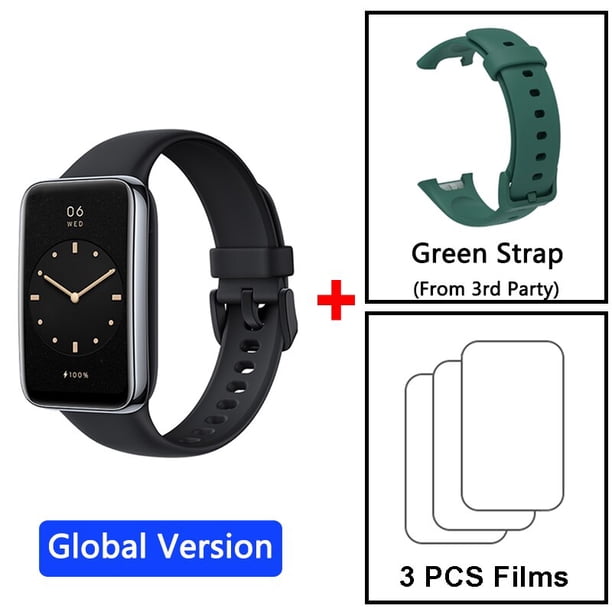 Nuevo Xiaomi Mi Band 7 Pro con GPS Pulsera inteligente Pantalla AMOLED Oxígeno en sangre Fitness Traker Impermeable Xiaomi Smart Band 7 Pro Tan Jianjun unisex