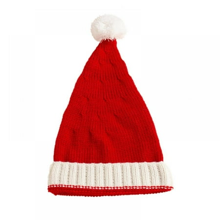 

2PCS Christmas Mother and Baby Hat Parent-Child Hat Family Matching Cap Winter Warmer Knit Wool Beanie Ski Cap