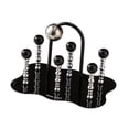 thumbnail image 2 of Escurridor de tazas para 6 tazas, soporte para secar tazas, decoración del hogar, soporte para tazas de acrílico de moda Negro, 2 of 9