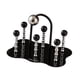 thumbnail image 2 of Escurridor de 6 tazas, soporte para tazas de acrílico creativo antideslizante con decoración al revés Negro, 2 of 9
