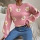 thumbnail image 5 of Gibobby Suéter casual mujer, uéter de cuello alto para mujer, de manga larga, acogedor, cálido, casual, ligero, suave(Rojo,G), 5 of 5