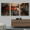 thumbnail image 2 of wall26 Framed Canvas Print Wall Art Set Knight Fighting Fire Breathing Dragon Fantasy &amp; Sci-Fi Fairy Tale Digital Art Pop Art Decorative Landscape for Living Room, Bedroom, Office - 16"x24&q, 2 of 5