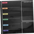 thumbnail image 2 of Fridge Magnet Dry Erase Board for Refrigerator Multipurpose Menu Board Kitchen Fridge Sticker Creative Magnetic Board Meal Board, 2 of 5