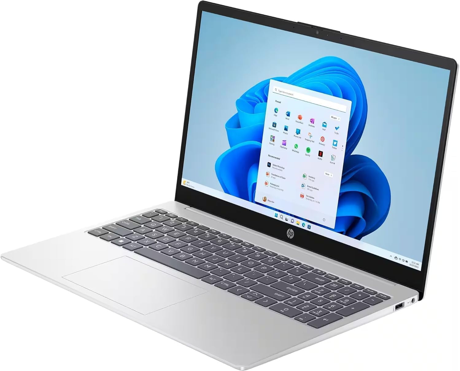 HP 15 Touchscreen Laptop Computer, Intel 13th Core i3-1315U, 15.6" HD Touch Display, 16GB RAM, 512GB SSD, Wi-Fi 6, Business & Student, Copilot, Windows 11 Pro