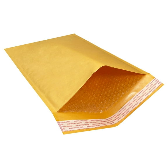 UOFFICE 400 Kraft Bubble Mailers, 12.5" x 19", Self-Seal, 400 Count