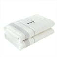 thumbnail image 2 of SKL Home Casual Monogram Bath Towel, "T", White, 2 of 6