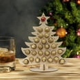 thumbnail image 4 of OAVQHLG3B Wooden Advent Calendar, Elk and Christmas Tree, Wood, Christmas Decorations, 4 of 7
