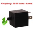 thumbnail image 5 of 1 Piece 12v 3 Pin Adjustable Flasher Relay For Cf-14kt Led Turn Signals, Car Motorcycle Electronic Flasher Relay 0.1w-150w, Bundled, 5 of 5