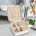 thumbnail image 3 of Estuche organizador de joyas Sunnimix de viaje impermeable PU, 3 of 8
