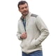 thumbnail image 3 of Atlas For Men - Chaqueta Punto Trenzado para Hombre (Gris), 3 of 3