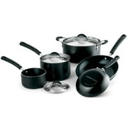 Tramontina 8-Piece Nonstick Cookware Set, Matte Black