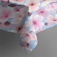 thumbnail image 5 of Pioneer Flower Floral Print Pattern Rectangle Tablecloth 60"x102",Waterproof Polyester Rectangle Table Cloth, Wipeable Spillproof Polyester Tablecloth for Dining, Camping, Indoor and Outdoor, 5 of 6